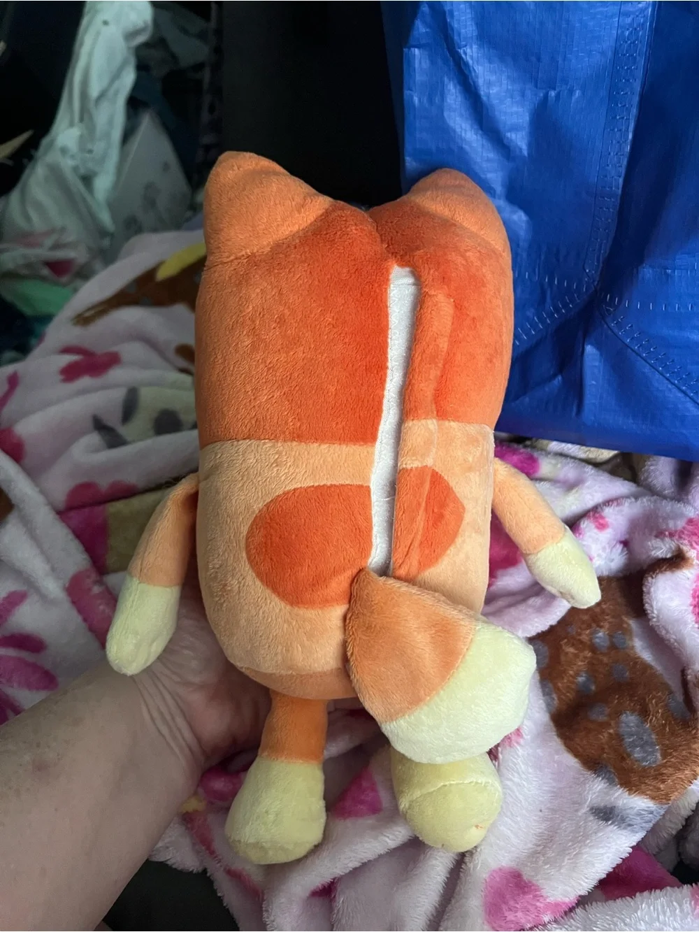 Plush Orange Fox Stuffed Animal - Soft Cuddly Toy